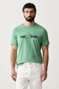 Tommy Hilfiger T-shirt męski bawełniany zielony MW0MW43197