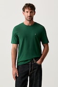 Tommy Hilfiger T-shirt męski bawełniany zielony MW0MW39995