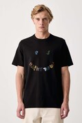 PS Paul Smith T-shirt męski bawełniany czarny M2R-220X-WP6085