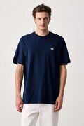 adidas Originals T-shirt męski bawełniany Trefoil Essentials granatowy KS7388