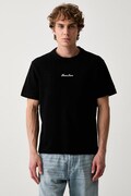 Guess Jeans T-shirt męski z bawełną czarny M6YP09 K4177