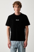 Guess Jeans T-shirt męski z bawełną czarny M6YP09 K4177