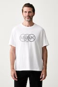 Michael Kors T-shirt męski bawełniany biały CT6531IFV4