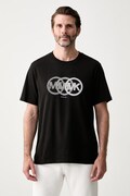 Michael Kors T-shirt męski bawełniany czarny CT6531IFV4