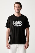 Michael Kors T-shirt męski bawełniany czarny CT6531IFV4