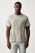Michael Kors T-shirt męski bawełniany zielony CT65325FV4