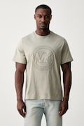 Michael Kors T-shirt męski bawełniany zielony CT65325FV4