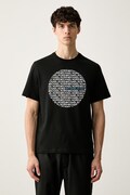 Michael Kors T-shirt męski bawełniany czarny CT6531HFV4