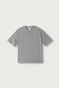 adidas Originals t-shirt ανδρικό με βαμβάκι Trefoil Essentials γκρί IA7533