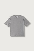 adidas Originals t-shirt ανδρικό με βαμβάκι Trefoil Essentials γκρί IA7533