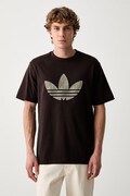 adidas Originals T-shirt męski z bawełną brązowy IA4533