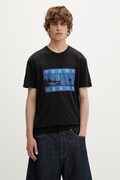 Tommy Jeans t-shirt ανδρικό βαμβακερό μαύρο DM0DM23191