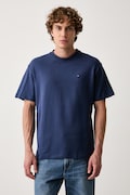 Tommy Jeans tričko pánské bavlněné námořnické modré DM0DM22507