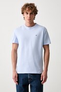 Tommy Jeans Oversize T-shirt ανδρικό βαμβακερό μπλε DM0DM22504