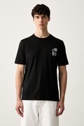 BOSS Orange тениска мъжка от памук Te_Blueprint черна 50566628