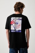 adidas T-shirt męski bawełniany Ramen czarny KS5081