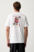 adidas T-shirt męski bawełniany Novelty biały KC7129