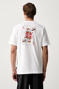 adidas T-shirt męski bawełniany Novelty biały KC7129