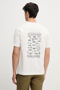 Marc O'Polo T-shirt męski bawełniany beżowy 5000014280