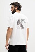 Marc O'Polo T-shirt męski bawełniany beżowy 5000014278