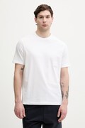 BOSS Green T-shirt ανδρικό βαμβακερό TS_Structure λευκό 50564097