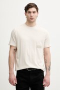 BOSS Green t-shirt ανδρικό βαμβακερό TS_Structure μπεζ 50564097