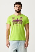 Vilebrequin T-shirt męski bawełniany THOM zielony THOEP300