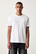 HUGO T-shirt męski bawełniany Dorosi biały 50566086