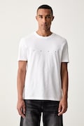 HUGO T-shirt męski bawełniany Dorosi biały 50566086