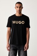 HUGO majica za muškarce od pamuka Dulivio_U263 crna 50564790
