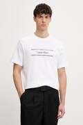 Calvin Klein T-shirt męski bawełniany biały LV04LG813G