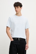 Calvin Klein T-shirt męski bawełniany niebieski LV04LG813G