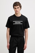 Calvin Klein T-shirt męski bawełniany czarny LV04LG813G