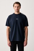 HUGO tricou oversized pentru bărbați cu bumbac NOAH T-SHIRT bleumarin 50566159