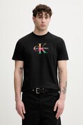 Calvin Klein Jeans T-shirt męski bawełniany czarny LV04RG835G
