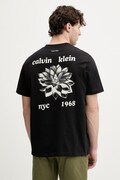 Calvin Klein Jeans T-shirt męski bawełniany czarny LV04RG817G