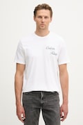 Calvin Klein Jeans tricou pentru bărbați din bumbac alb LV04RG804G