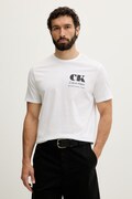 Calvin Klein Jeans tričko pánske bavlnené biele LV04RG802G
