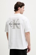 Calvin Klein Jeans T-shirt męski bawełniany biały LV04RAB806