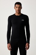 Emporio Armani Underwear longsleeve lounge męski czarny EM000383.AF25018