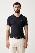Guess majica za muškarce s pamukom mornarsko plava M6YI32 K3735