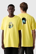 Converse T-shirt bawełniany x Minions & Monsters żółty CVM6T226
