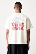adidas Originals DTMF Bad Bunny Heavyweight Merch tricou din bumbac bej KW8113