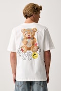 Barrow T-shirt bawełniany biały F6BWUATH048