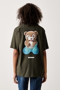 Barrow t-shirt pamut zöld F6BWUATH042