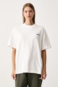 Barrow T-shirt bawełniany biały F6BWUATH019