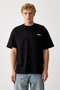 Barrow T-shirt bawełniany czarny F6BWUATH019
