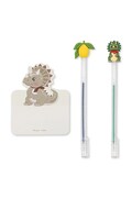Konges Sløjd zestaw długopisów dziecięcych PENCIL FRIENDS żółty KS106570