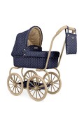 Konges Sløjd wózek dla lalek dziecięcy MINNIE DOLL PRAM granatowy KS106560