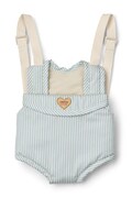 Liewood nosilka za punčke otroška bombažna Eleanor Doll Carrier modra LW21084